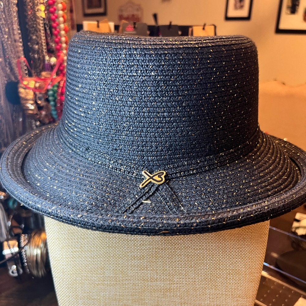 BETMAR New York Black and Gold Speckled Hat - Picture 2 of 5